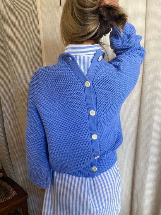 Alex Mill Sweaters - Alex Mill Button Back Crewneck Sweater